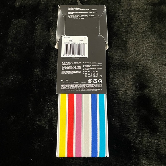 🆕 NIKE Headbands-6 Pack Baltic Blue - Picture 3 of 3